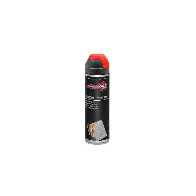 

Ambro-Sol Spray 500 Marcador Obra 360º Rojo Fluorescente