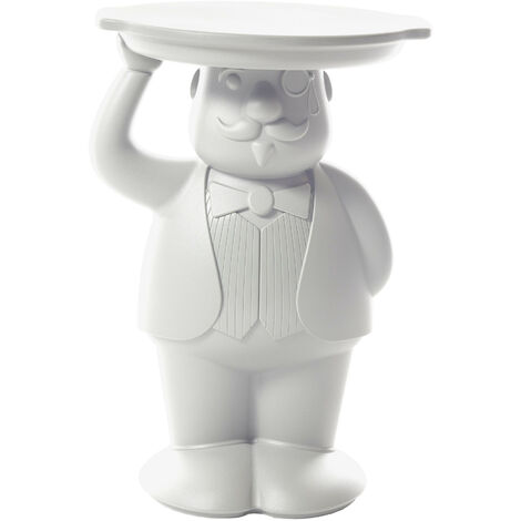 Ambrogio  Bianco originale Slide tavolino salotto sala da pranzo soggiorno design moderno colorato polietilene