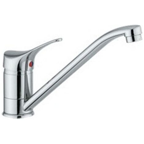 Ambrosiana SEI14050000 Rubinetto Miscelatore Lavello con Canna Girevole, Cromo