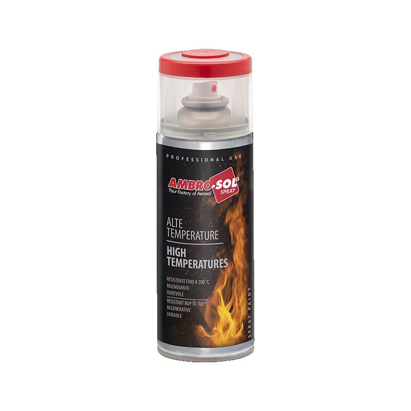 Ambro sol Smalto Acrilico Alte Temperature Stufe Caldaie Canne Fuma...