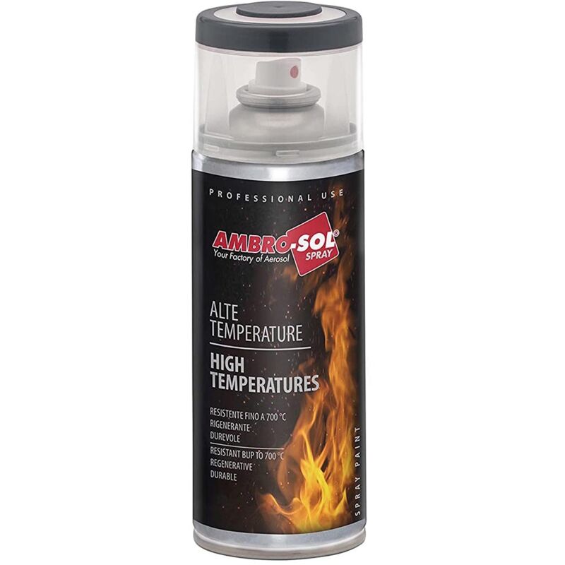 Ambro sol Smalto Acrilico Alte Temperature Stufe Caldaie Canne Fuma...