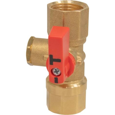 AMC 2-Wege-Manometerhahn, 2x GW G 1/2 Zoll, PN25