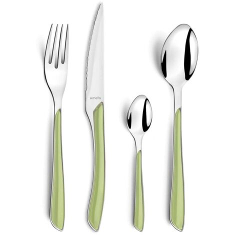 Amefa 2214PGPA10C40 Eclat - Servizio di posate da 24 pezzi, per 6 persone