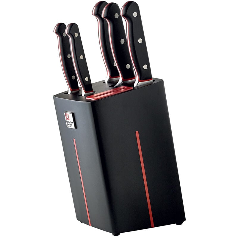 Amefa - Bloc de 5 couteaux avec aiguiseur Velocity