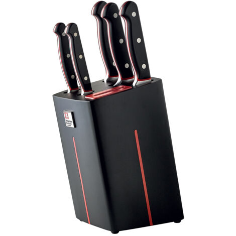 Amefa - Bloc de 5 couteaux avec aiguiseur Velocity