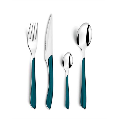Amefa - Eclat – Servizio di posate 24P blu anatra