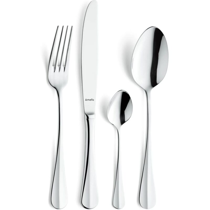 

Juego de cubiertos de 16 piezas Baguette - Plateado - Amefa