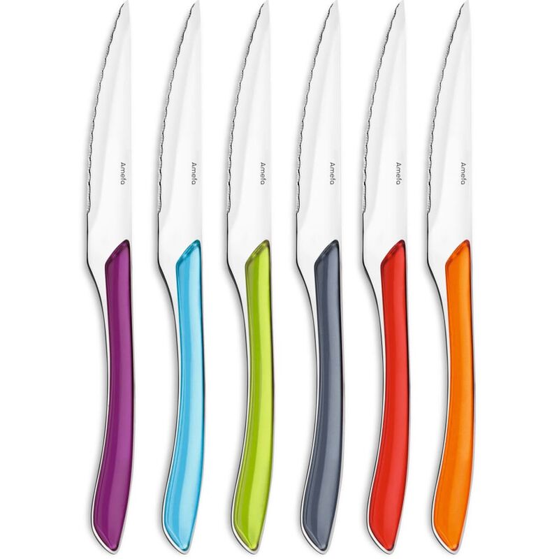 

Juego de Cuchillos de Carne 6 Piezas Multicolor - Multicolor - Amefa