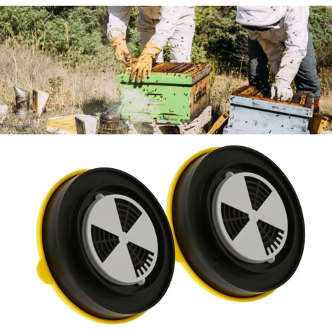 Ameisensäureverdampfer für Bienenstöcke – Tragbarer 2-teiliger Verdampfer – Robustes ABS – 11,5 cm Durchmesser – 95 g mit verstellbarem Deckel