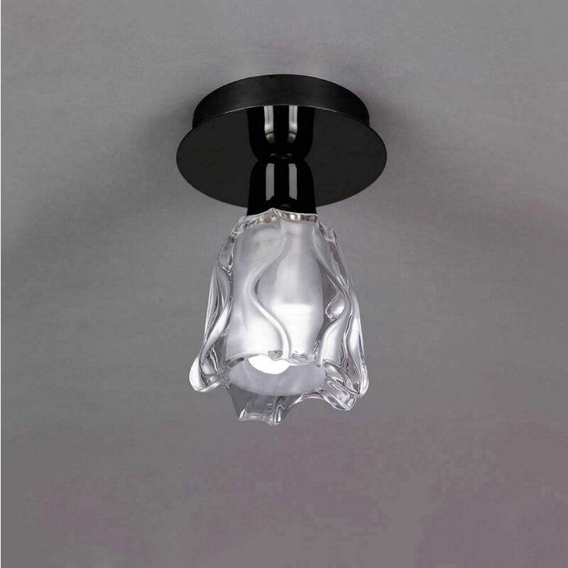 Amel ceiling lamp 1 bulb L1 / SGU10, black chrome