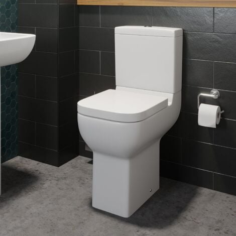 Amelie Comfort Height Toilet & Soft Close Seat - SAN001HWC