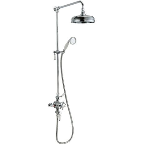main image of "Amelie Round Concealed Thermostatic Shower Valve With Bottom Outlet"