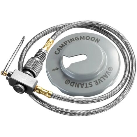 Améliorez votre équipement de plein air : tuyau de gaz à visser EN417, connexion sécurisée, tuyau tressé en acier inoxydable, durable, polyvalent et pratique pour réchauds de cuisine portables.