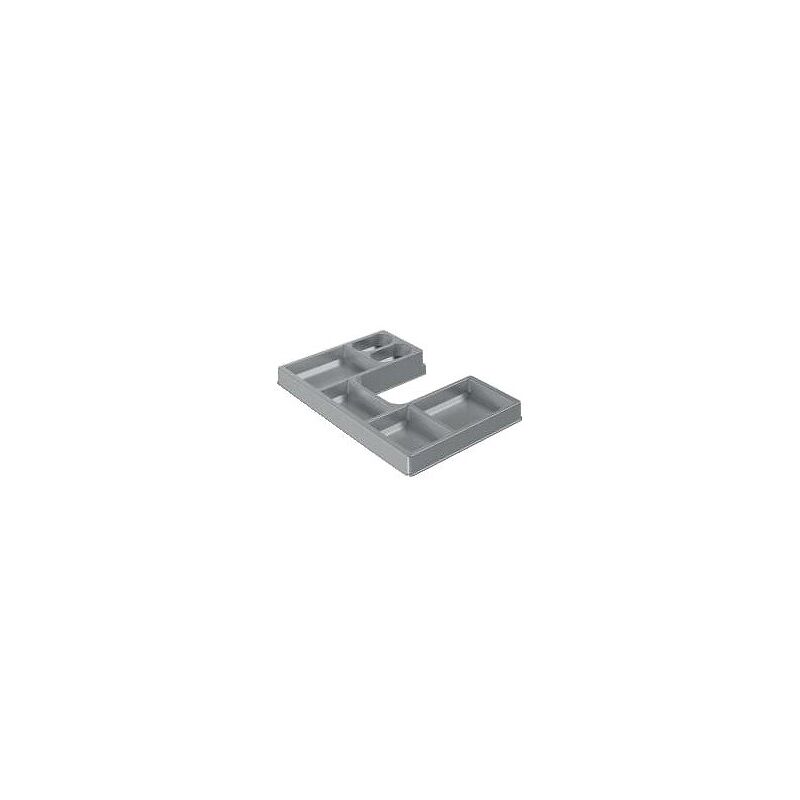 Aménagement intérieur de tiroir sous-évier Orgastray 510 - profondeur 350 mm - finition anthracite Hettich