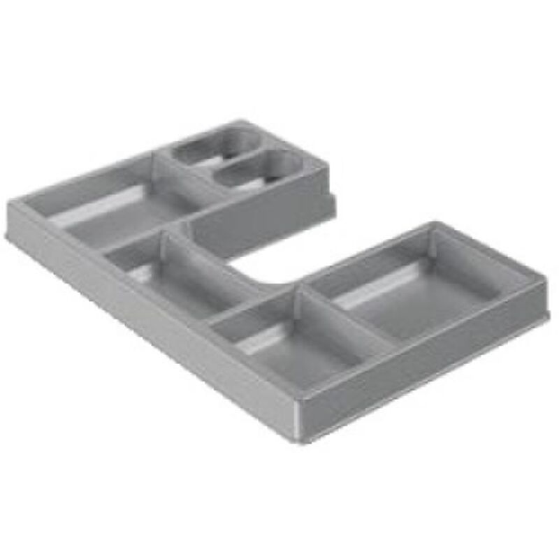 Aménagement intérieur de tiroir sous-évier Orgastray 510 - profondeur 350 mm - finition blanc Hettich