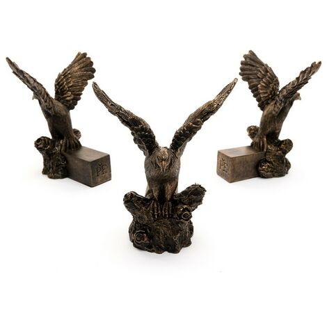 American Bald Eagle Plant Pot Feet - Set of 3 - L9.2 x W9.5 x H11.5 cm