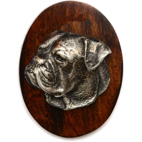 American Bulldog - Showbrosche, Startnummernclip, Hundeabzeichen von Art-Dog