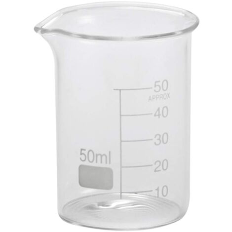 American Metalcraft GBE2 - Becher per chimica, in vetro, capacità 1-3/4" diametro, altezza 2-1/4"