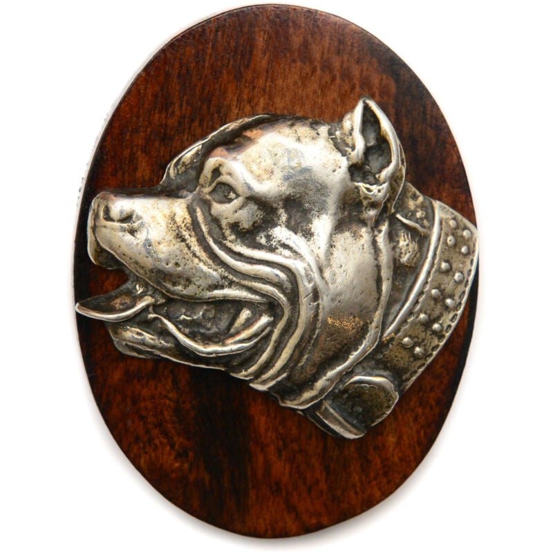 American Pit Bull Terrier, Pit Bull, American Pit Bull Terrier, Pitbul, APBT - broche d'exposition, clip de numéro de course, broche pour chien