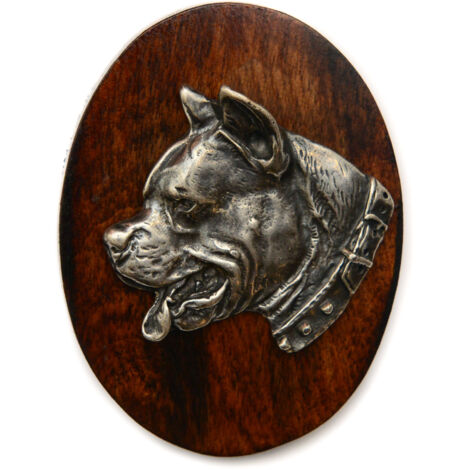 American Staffordshire Terrier, Amstaff, Amstaf I - spilla per esposizione canina, fermaglio per numero di partenza, spilla per cani di Art-Dog