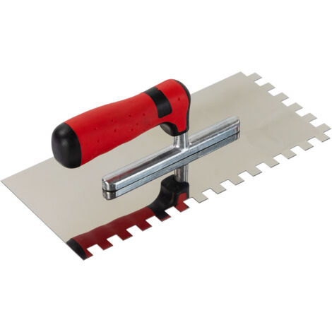 Amerikanische Glättekelle AGK8 gezahnt Softgriff
