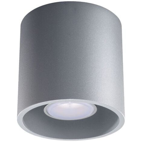 AMERO 1 GU10 DECKENFUNDAMENT GRAU ALU LUMILO 00.117.18