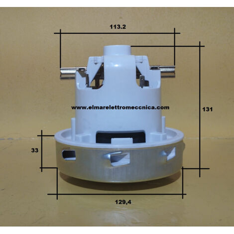 AMETEK Motore Aspirapolvere HS 1400 W By PASS Monostadio Aspiraliquidi 62