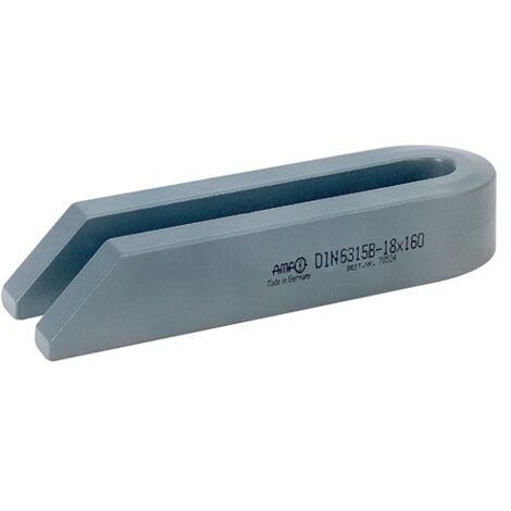 AMF Gabelspanneisen DIN 6315B abgeschrägt Nut 33 mm Länge 315 mm
