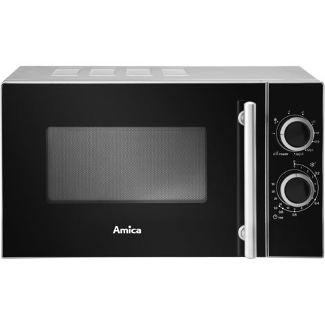 Amica AMGF20M1GS Microonde con Grill Nero e Argento