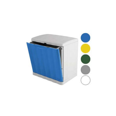 Amica Eco - Poubelle Modulaire Space En Polypropylène Lt.20 - cm.40x30x40h. - couleur grise