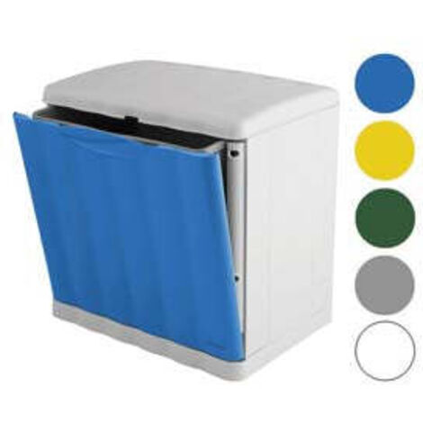 Amica Eco - Poubelle Modulaire Space En Polypropylène Lt.20 - cm.40x30x40h. - couleur verte