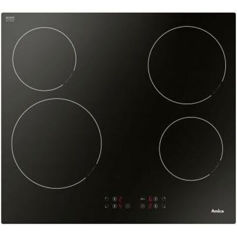 Amica Elegante Cerankochfeld Schwarz 4 Zonen 6,5 kW