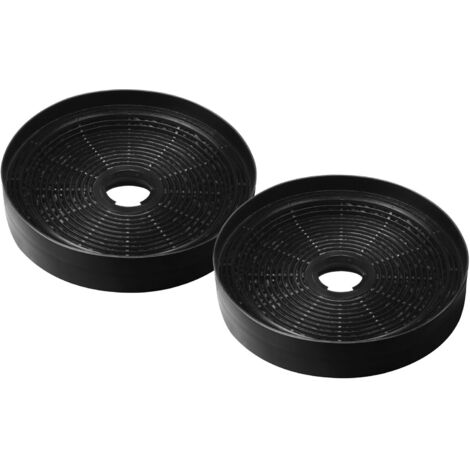 Amica Kohlefilter KF 17191 für Dunstabzüge KHF 686 600 S / KHF 666 600S, schwarz - 4 Stück