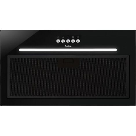 Amica OMP6255BG hotte de cuisine noire design élégant