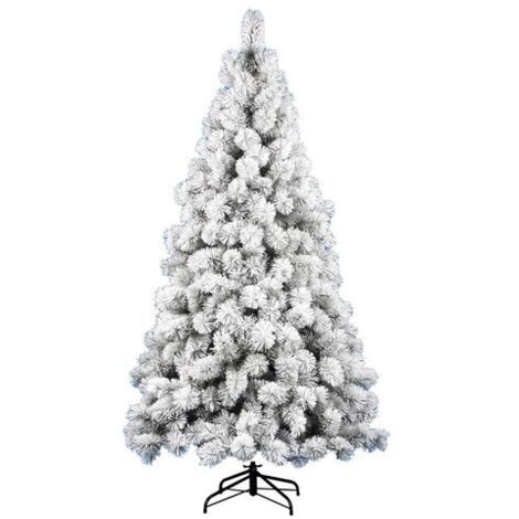 Amicasa Albero Di Natale 180 Cm Innevato Saint Moritz