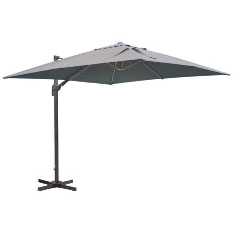 Amicasa Ombrellone Amicasa 3 X 3 M Haiti Grigio