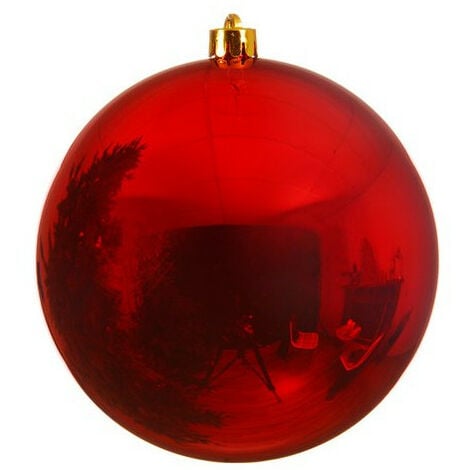 Amicasa Pallina albero 1pz D. 14cm Sfera Red 9022262