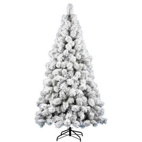Amicasa Saint Mortiz Albero di Natale 210cm Innevato Diametro 109 468 rami