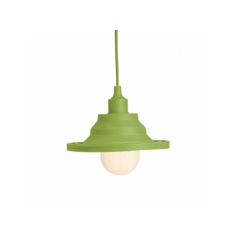 Amici lampe à suspension en silicone vert 230V E27 42W