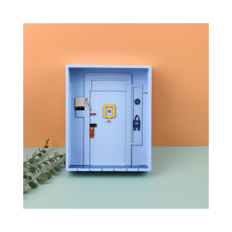 Amici portachiavi porta di Monica porta in legno