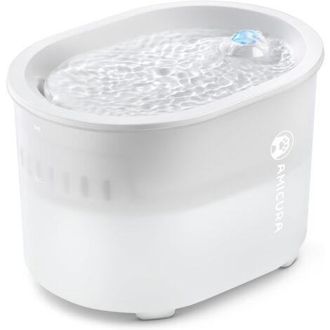 Fontaine à Eau Chat Onalix FT666 - 2,2L, Filtre Charbon, Ultra Silencieuse - 2 Modes De Flux, Arrêt Automatique