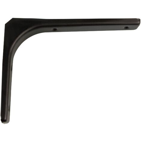 AMIG Angle 4-200x150mm Aluminium Noir (S) (7402)