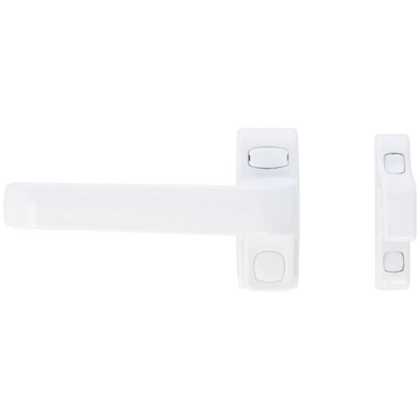 AMIG  Béquille pour crémone en aluminium  GAMMA  122 x 70 mm  Aluminium  Blanc - Gauche