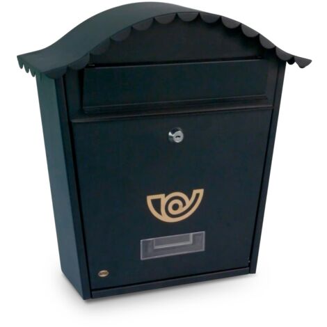AMIG  Boîte aux lettres  1  370 x 360 x 105 mm  Acier  Noir