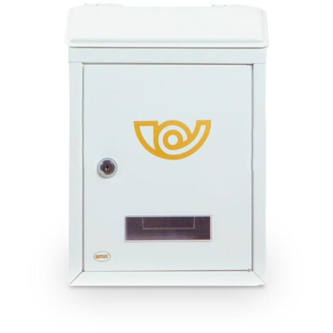 AMIG  Boîte aux lettres  2 MINI  295 x 210 x 62 mm  Acier  Blanc
