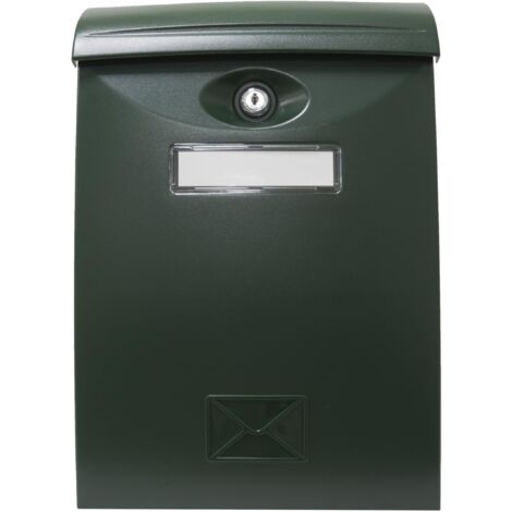 AMIG  Boîte aux lettres  7  345 x 240 x 105 mm  Plastique  Vert