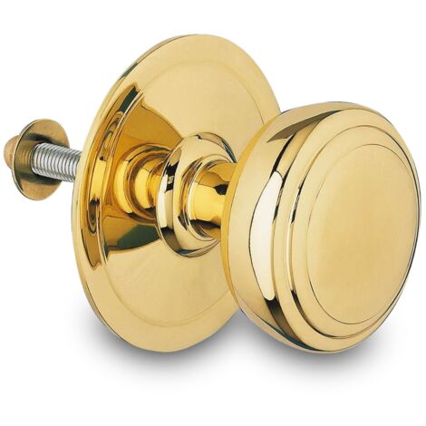 AMIG  Bouton de porte d´entrée  12  Ø70 mm  Laiton  Poli