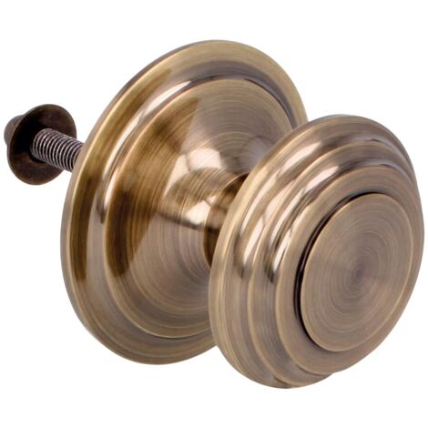 AMIG  Bouton de porte d´entrée  13  Ø76 mm  Laiton  Vieilli