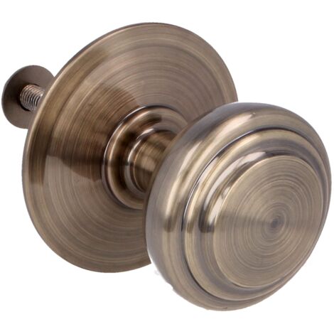 AMIG  Bouton de porte d´entrée  15  Ø70 mm  Laiton  Vieilli