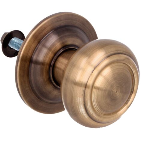 AMIG  Bouton de porte d´entrée  53  Ø70 mm  Laiton  Vieilli
